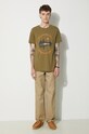 Fjallraven cotton T-shirt Forest Mirror F87045 green AA00