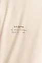 béžová Bavlnené tričko s dlhým rukávom STAMPD