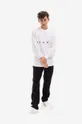 STAMPD cotton longsleeve top white