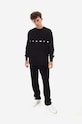 STAMPD cotton longsleeve top SLA.M2992LT black AA00
