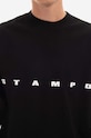 STAMPD cotton longsleeve top SLA.M2992LT black