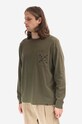 by Parra cotton longsleeve top Angelica regular green 48215