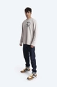 Pamučna majica dugih rukava Filling Pieces Longsleeve Graphic smeđa