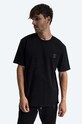 Filling Pieces cotton T-shirt Lux Tee plain black 88113731861