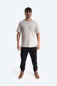Βαμβακερό μπλουζάκι Filling Pieces Lux Tee 88113731932 γκρί AA00