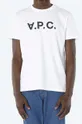білий Бавовняна футболка A.P.C. Vpc Blanc