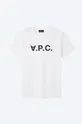 A.P.C. tricou din bumbac Vpc Blanc De bărbați