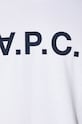A.P.C. t-shirt bawełniany Vpc Blanc COBQX.H26586
