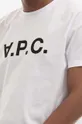 zelená Bavlněné tričko A.P.C. Vpc Blanc