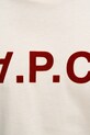 Памучна тениска A.P.C. Vpc Kolor COBQX.H26943 бежов
