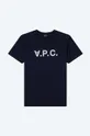 A.P.C. t-shirt bawełniany Vpc Kolor Męski