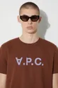 A.P.C. t-shirt bawełniany Vpc Kolor Męski