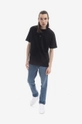 A.P.C. tricou din bumbac Kyle negru