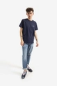 A.P.C. t-shirt bawełniany Item F granatowy