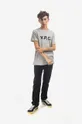 Хлопковая футболка A.P.C. VPC Color серый