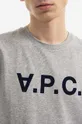 серый Хлопковая футболка A.P.C.