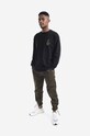 Maharishi cotton longsleeve top 3644.BLACK black AA00