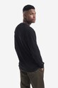 Clothing Maharishi cotton longsleeve top 3644.BLACK black