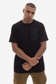 Maharishi t-shirt bawełniany bawełna czarny 4093.BLACK