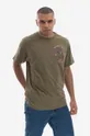 зелен Памучна тениска Maharishi U.A.P. Embroidered T-shirt Organic Cotton Jerse 4093 OLIVE Чоловічий