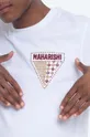 бял Памучна тениска Maharishi