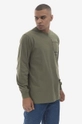 Памучна блуза с дълги ръкави Maharishi Miltype L/S T-shirt Organic Cotton Jerse 7022 OLIVE