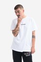 Maharishi cotton T-shirt Miltype Embroider T-shirt applique white 9161.WHITE