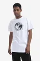 biela Bavlnené tričko Maharishi Warhol Peace T-Shirt Pánsky