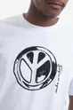biały Maharishi t-shirt bawełniany Warhol Peace T-Shirt