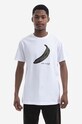Maharishi t-shirt bawełniany Ndy Warhol Banana Print nadruk biały 9642.WHITE