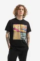 černá Bavlněné tričko Maharishi Maha Warhol Dpm Series 3 T-shirt Pánský