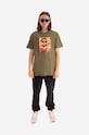 Bavlněné tričko Maharishi Warhol Polaroid Portrait T-Shirt OCJ 9711.OLIVE zelená AA00