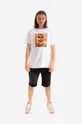 Хлопковая футболка Maharishi Warhol Polaroid Portrait T-Shirt OCJ белый