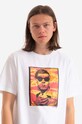 Maharishi tricou din bumbac Warhol Polaroid Portrait T-Shirt OCJ alb 9711.WHITE