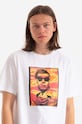 Bavlnené tričko Maharishi Warhol Polaroid Portrait T-Shirt OCJ biela 9711.WHITE