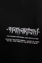 czarny Maharishi t-shirt bawełniany