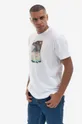 Bavlněné tričko Maharishi Cubist Eagle T-shirt Organic Cotton Jarse 9927 WHITE