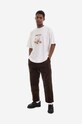 Drôle de Monsieur cotton T-shirt TS138 TS138.WHITE white AA00