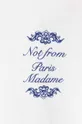 béžová Bavlnené tričko s dlhým rukávom Drôle de Monsieur Le T-Shirt Manches Longues NFPM TS153 CREAM