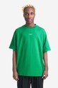 Drôle de Monsieur cotton T-shirt Le T-shirt relaxed green TS100.GREEN