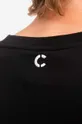 černá Bavlněné tričko s dlouhým rukávem CLOTTEE Script LS TEE