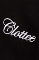 CLOTTEE cotton T-shirt Script SS Tee CTTE1001.BLACK black