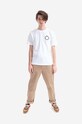 Памучна тениска Norse Projects Johannes BMC Logo Print N01.0562.0001 бял AA00