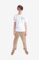 Norse Projects t-shirt in cotone Johannes BMC Logo Print bianco