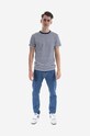 Bavlnené tričko Norse Projects Niels Classic Stripe N01.0563.7004 biela AA00