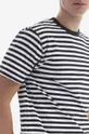 alb Norse Projects tricou din bumbac Niels Classic Stripe