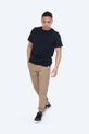 Norse Projects tricou din bumbac Niels Standard burgundia