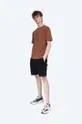 Norse Projects tricou din bumbac Johannes GMD maro