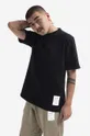 negru Norse Projects tricou din bumbac Holger Tab Series De bărbați