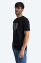 Norse Projects t-shirt in cotone Niels Teknisk Logo sovrastampa nero N01.0570.9999